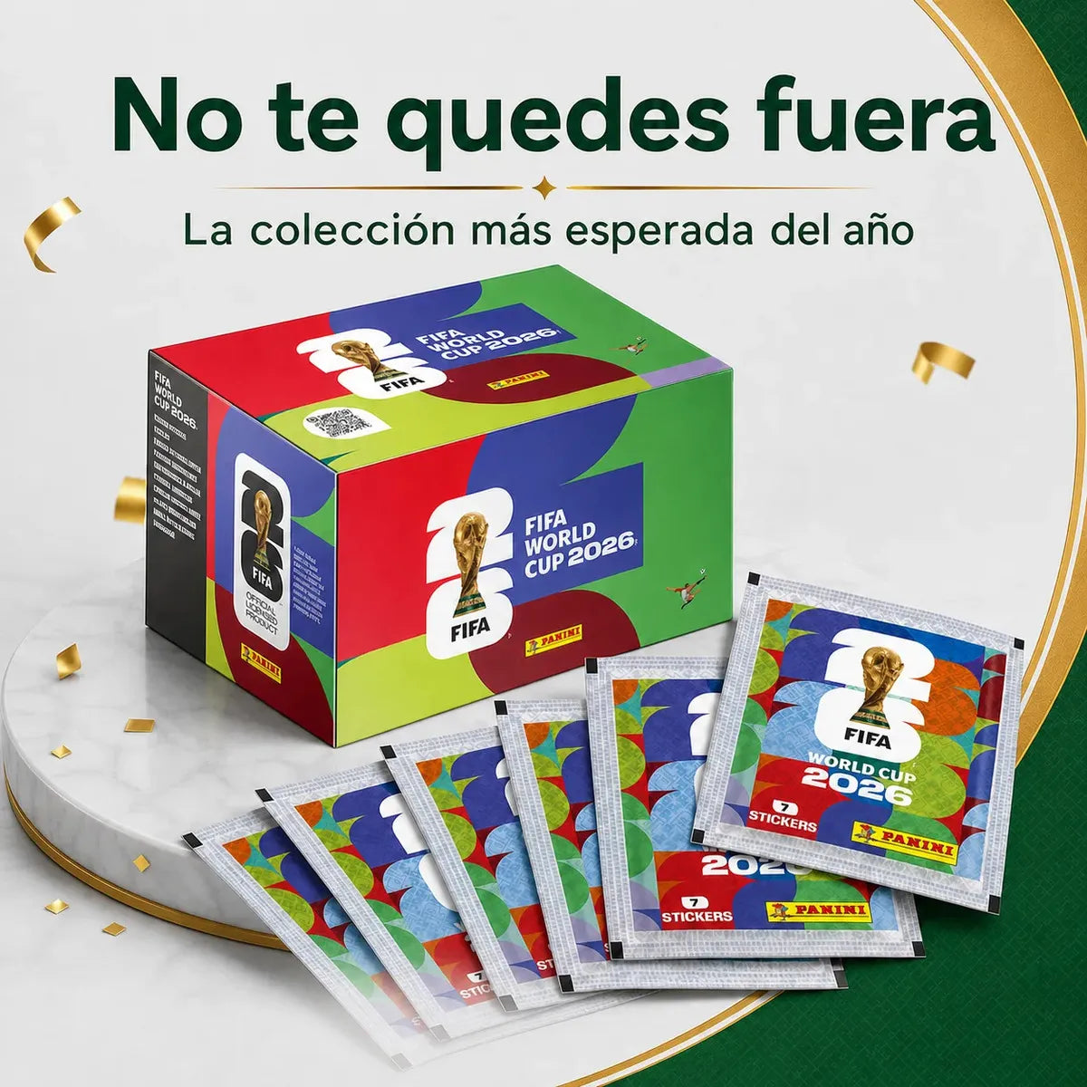 Álbum Del Mundial 2026 Nuevo + 50 Sobres de Figuritas