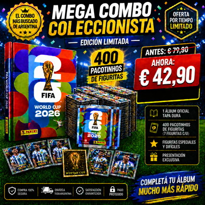 Álbum Del Mundial 2026 Nuevo + 150 Sobres de Figuritas